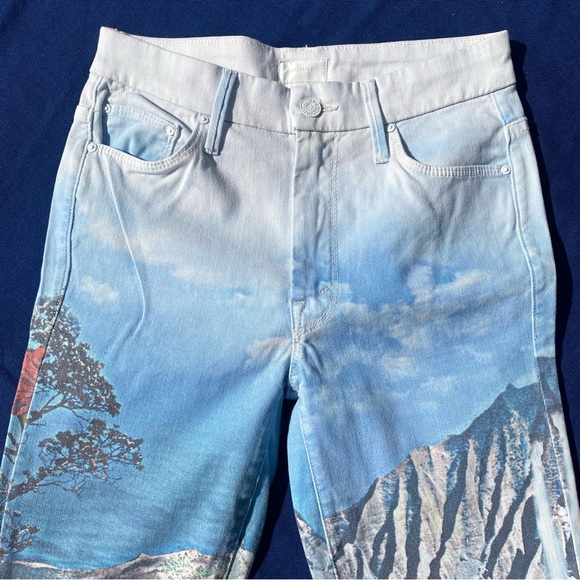 MOTHER High Waisted Looker Ankle ✨A Day in Paradise 🌺 - Picture 6 of 16